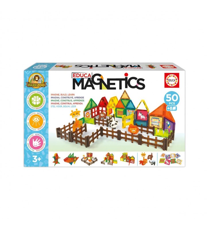 Jogo de construção Magnético Park Zoo 50 peças - Educa