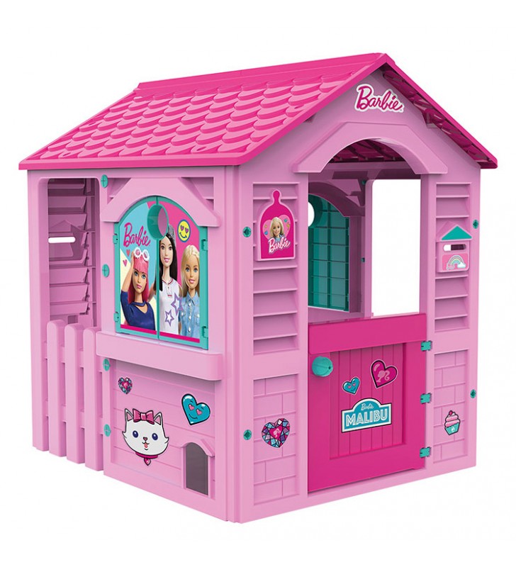 Casa de Brincar Chicos Barbie + Andarilho Mini Custom Vermelho