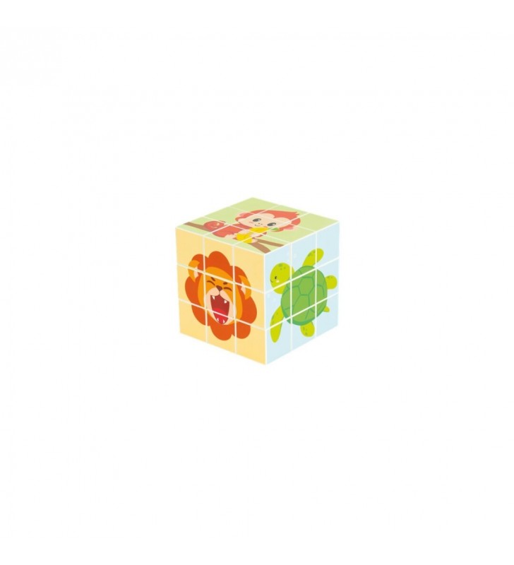 Cubo Mágico Magnético com 12x12cm – Animais